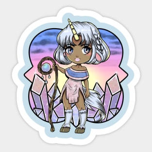 Crystal Unicorn Sticker